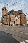 St. Martin in Duesseldorf-Bilk, von Suedwesten